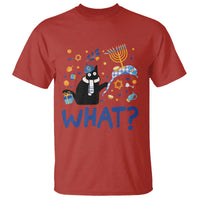 Funny Hanukkah Cat What T Shirt - Wonder Print Shop