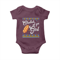 Funny Hanukkah Baby Onesie Challah At Ya Girl