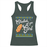 Funny Hanukkah Racerback Tank Top Challah At Ya Girl