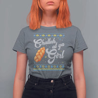 Funny Hanukkah T Shirt For Women Challah At Ya Girl - Wonder Print Shop