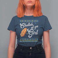 Funny Hanukkah T Shirt For Women Challah At Ya Girl - Wonder Print Shop
