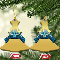Funny Hanukkah Gamer Gaming Christmas Ornament - Wonder Print Shop