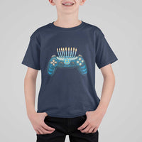 Funny Hanukkah Gamer Gaming T Shirt For Kid - Wonder Print Shop