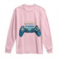 Funny Hanukkah Gamer Gaming Long Sleeve Shirt