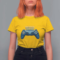 Funny Hanukkah Gamer Gaming T Shirt For Women - Wonder Print Shop