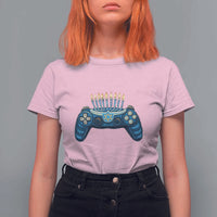 Funny Hanukkah Gamer Gaming T Shirt For Women - Wonder Print Shop