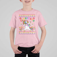 Funny Hanukkah T Shirt For Kid Jewnicorn Jewish Unicorn Rainbow - Wonder Print Shop