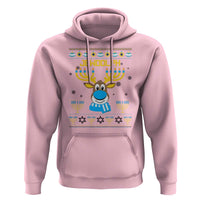 Funny Hanukkah Hoodie Jewdolph Jewish Reindeer Menorah
