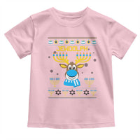 Funny Hanukkah Toddler T Shirt Jewdolph Jewish Reindeer Menorah