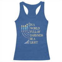 Be A Light Hanukkah Racerback Tank Top
