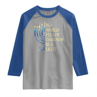 Be A Light Hanukkah Raglan Shirt