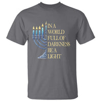 Be A Light Hanukkah T Shirt - Wonder Print Shop
