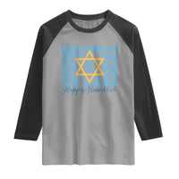 Funny Hanukkah Raglan Shirt Kiss My Ass Kiss His Ass Kiss Your Ass