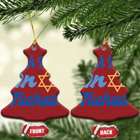 Funny Hanukkah Christmas Ornament Kish Mir In Tuchas Jewish Yiddish Ashkenazi - Wonder Print Shop