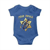 Funny Hanukkah Baby Onesie Feliz Januca Jewish Sephardic Ladino