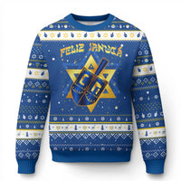 Funny Feliz Januca Jewish Sephardic Ladino Hanukkah Ugly Sweater - Wonder Print Shop