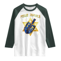 Funny Hanukkah Raglan Shirt Feliz Januca Jewish Sephardic Ladino
