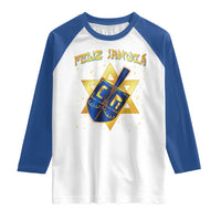 Funny Hanukkah Raglan Shirt Feliz Januca Jewish Sephardic Ladino