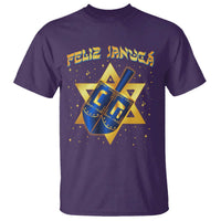 Funny Hanukkah T Shirt Feliz Januca Jewish Sephardic Ladino - Wonder Print Shop