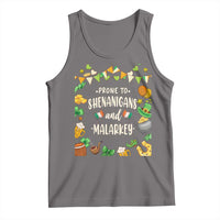 St Patrick's Day Tank Top Funny Prone To Shenanigans And Malarkey