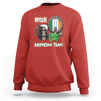 St. Patrick's Day Sweatshirt Beer Drinking Team Ireland Flag - Wonder Print Shop