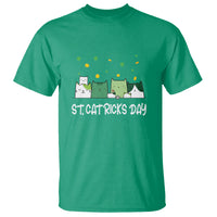 Happy Patrick's Day T Shirt St.Catrick's Lucky Cat Shamrock Hat - Wonder Print Shop