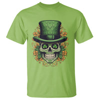 St. Patrick's Day T Shirt Irish Sugar Skull Lucky Hat Shamrocks - Wonder Print Shop