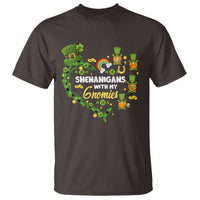 St. Patrick's Day T Shirt Shenanigans With My Gnomies Shamrock Gnome - Wonder Print Shop