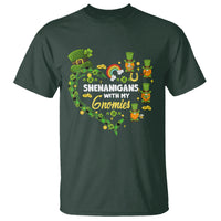 St. Patrick's Day T Shirt Shenanigans With My Gnomies Shamrock Gnome - Wonder Print Shop