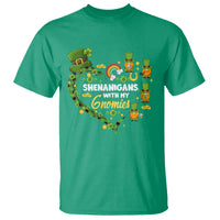 St. Patrick's Day T Shirt Shenanigans With My Gnomies Shamrock Gnome - Wonder Print Shop