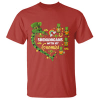 St. Patrick's Day T Shirt Shenanigans With My Gnomies Shamrock Gnome - Wonder Print Shop
