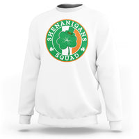 St. Patrick's Day Sweatshirt Shenanigans Squad Funny Matching Group - Wonder Print Shop