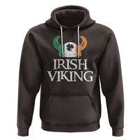 St. Patrick's Day Hoodie Irish Viking Helmet Lucky Shamrocks Ireland Flag - Wonder Print Shop