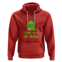 St. Patrick's Day Hoodie Kiss Me I'm Irish Cute Dinosaur - Wonder Print Shop