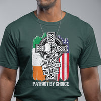Irish By Blood American By Birth Patriot By Choice T Shirt - Wonder Print Shop