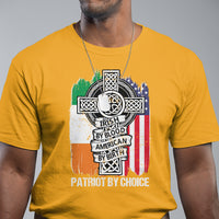 Irish By Blood American By Birth Patriot By Choice T Shirt - Wonder Print Shop