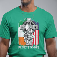 Irish By Blood American By Birth Patriot By Choice T Shirt - Wonder Print Shop
