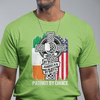 Irish By Blood American By Birth Patriot By Choice T Shirt - Wonder Print Shop