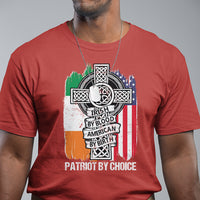 Irish By Blood American By Birth Patriot By Choice T Shirt - Wonder Print Shop