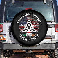 American Grown Irish Roots Ireland Flag Spare Tire Cover
