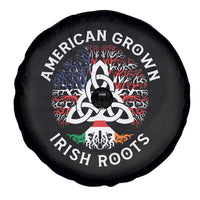 American Grown Irish Roots Ireland Flag Spare Tire Cover