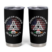 American Grown Irish Roots Ireland Flag Tumbler Cup