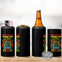 Autism Awareness 4 in 1 Can Cooler Tumbler Why Fit In When You Were Born To Stand Out