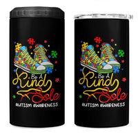 Autism Awareness 4 in 1 Can Cooler Tumbler Be A King Sole Puzzle Shoe