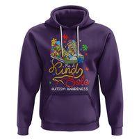 Autism Awareness Hoodie Be A King Sole Puzzle Shoe - Wonder Print Shop