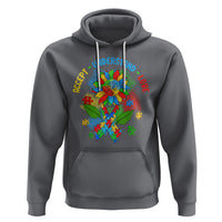 Autism Awareness Hoodie Accept Understand Love Rainbow Puzzle Sunflower - Wonder Print Shop