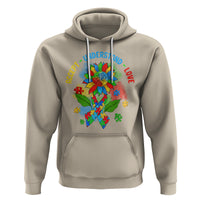 Autism Awareness Hoodie Accept Understand Love Rainbow Puzzle Sunflower - Wonder Print Shop