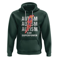 Autistic Hoodie Autism Is My Super Power Brain Superhero - Wonder Print Shop