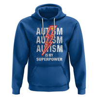 Autistic Hoodie Autism Is My Super Power Brain Superhero - Wonder Print Shop