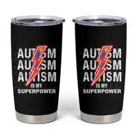 Autistic Tumbler Cup Autism Is My Super Power Brain Superhero